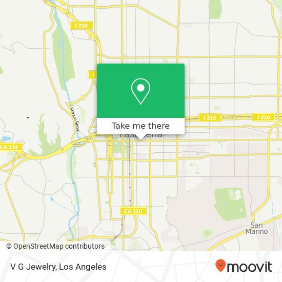 V G Jewelry map