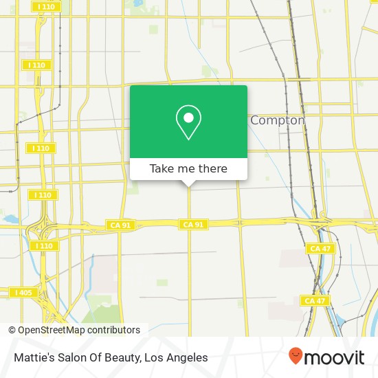 Mattie's Salon Of Beauty map