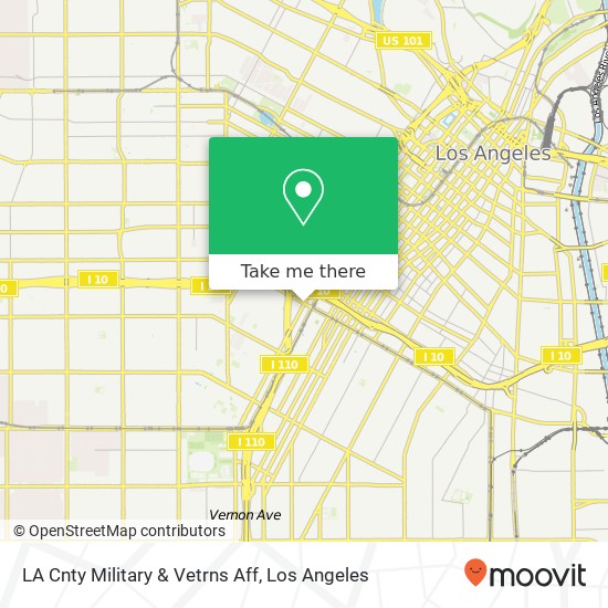LA Cnty Military & Vetrns Aff map