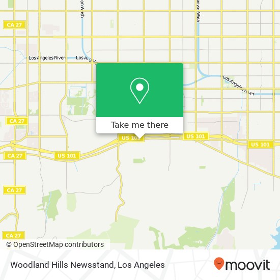 Woodland Hills Newsstand map