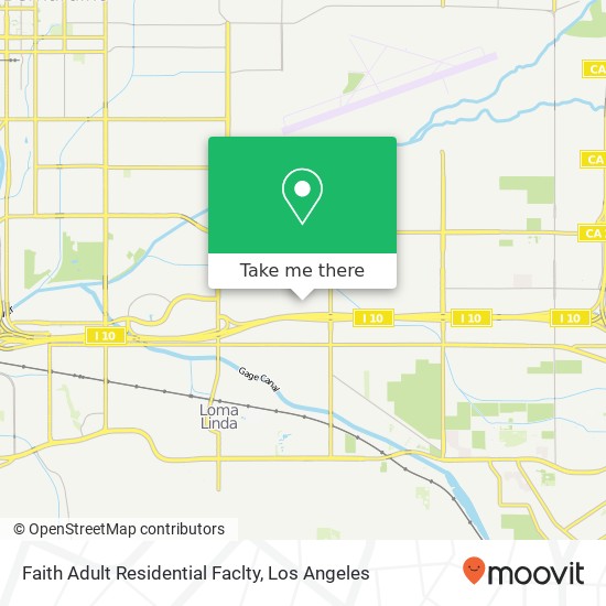 Faith Adult Residential Faclty map