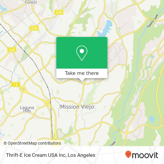 Thrift-E Ice Cream USA Inc map