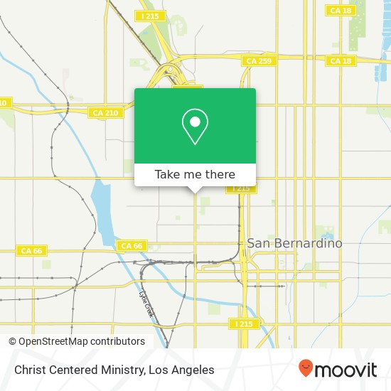 Mapa de Christ Centered Ministry