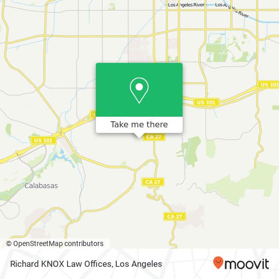 Mapa de Richard KNOX Law Offices