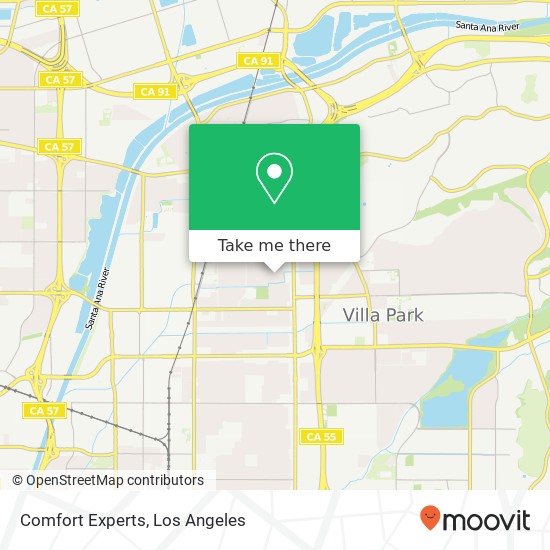 Comfort Experts map