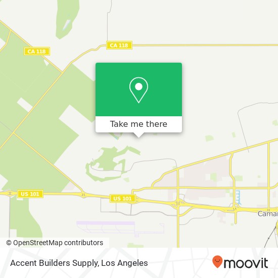 Accent Builders Supply map