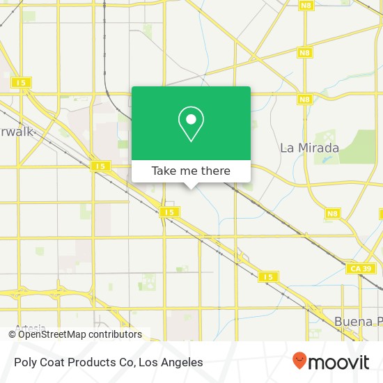 Poly Coat Products Co map