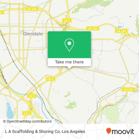 Mapa de L A Scaffolding & Shoring Co