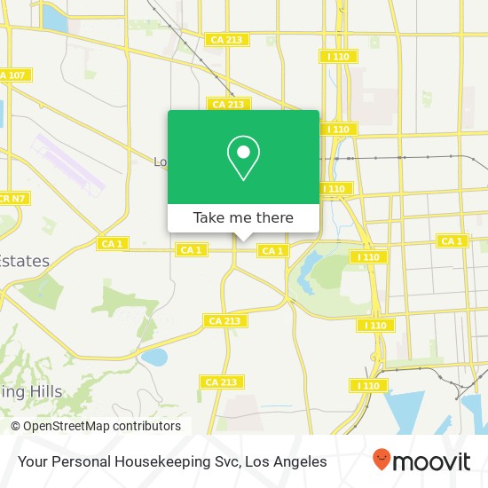 Your Personal Housekeeping Svc map