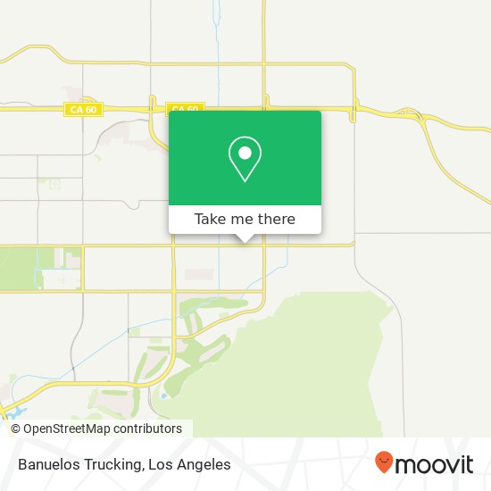 Mapa de Banuelos Trucking