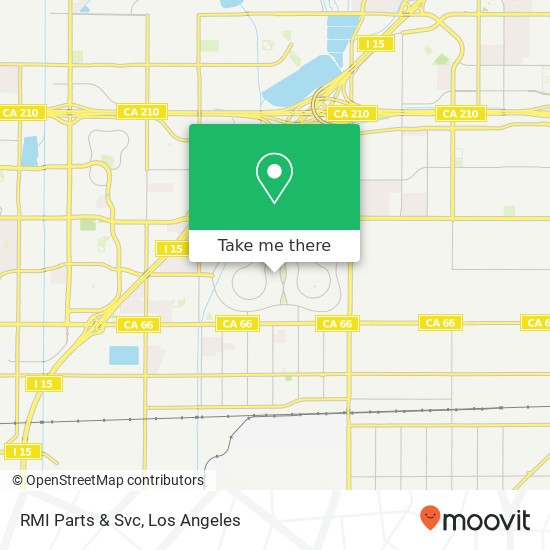 RMI Parts & Svc map