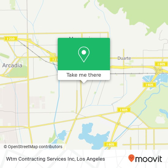 Mapa de Wtm Contracting Services Inc