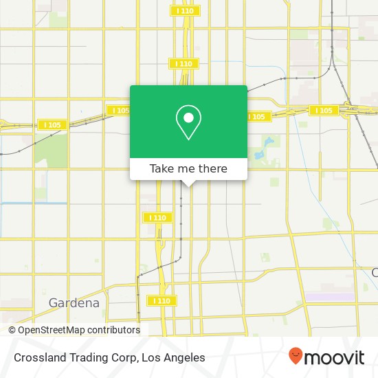 Crossland Trading Corp map