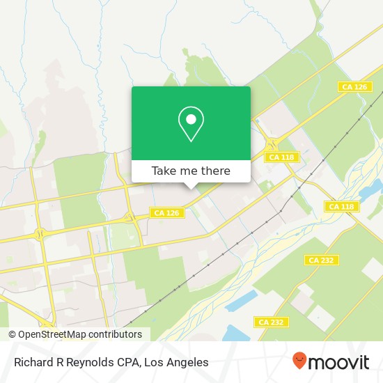 Mapa de Richard R Reynolds CPA