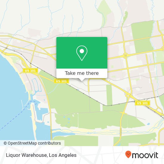 Mapa de Liquor Warehouse