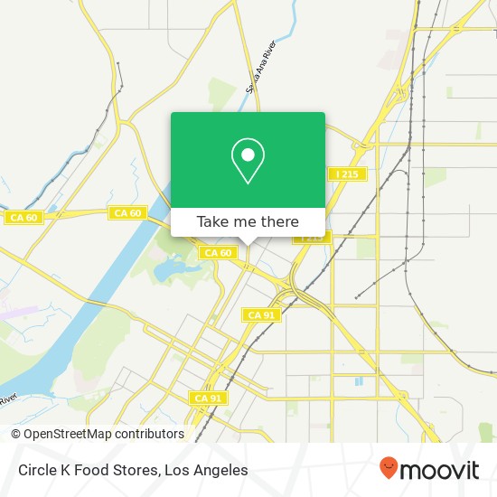 Mapa de Circle K Food Stores
