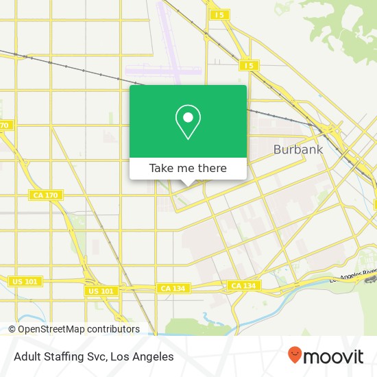 Adult Staffing Svc map
