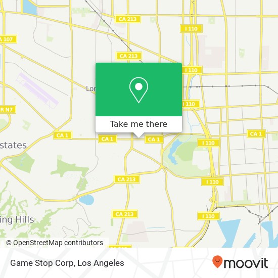 Game Stop Corp map