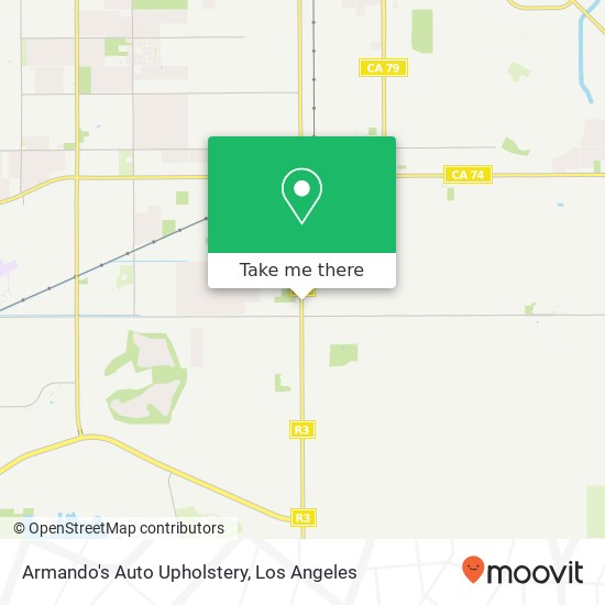 Armando's Auto Upholstery map