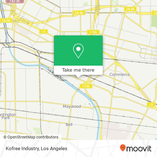 Mapa de Kofree Industry