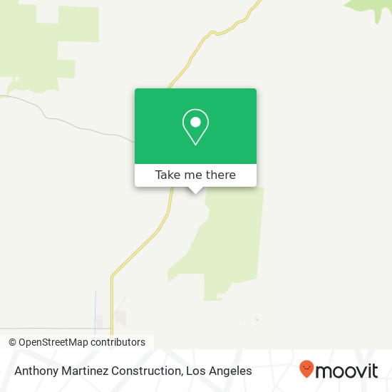 Mapa de Anthony Martinez Construction