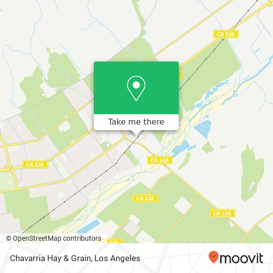 Chavarria Hay & Grain map