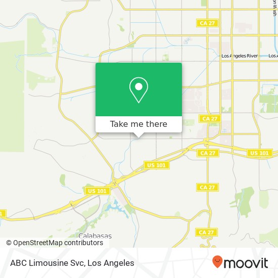 ABC Limousine Svc map