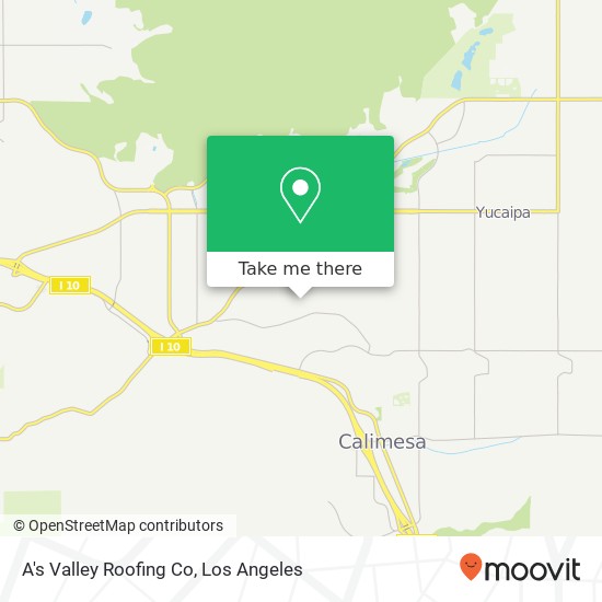 A's Valley Roofing Co map