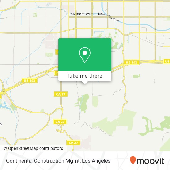 Continental Construction Mgmt map