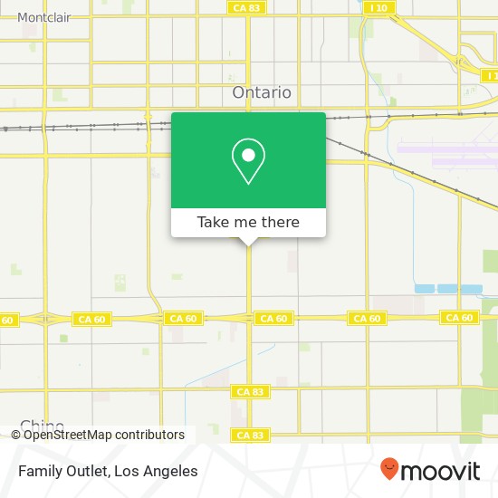 Family Outlet map