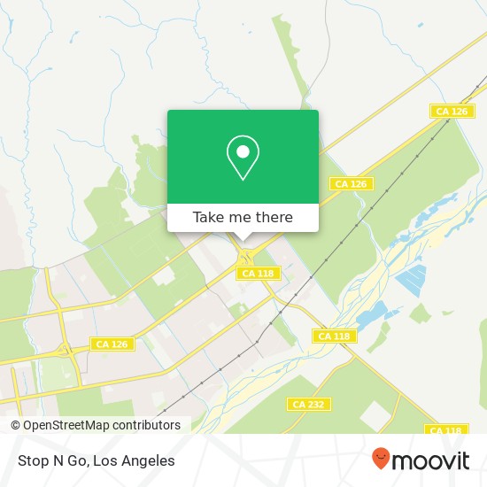 Stop N Go map