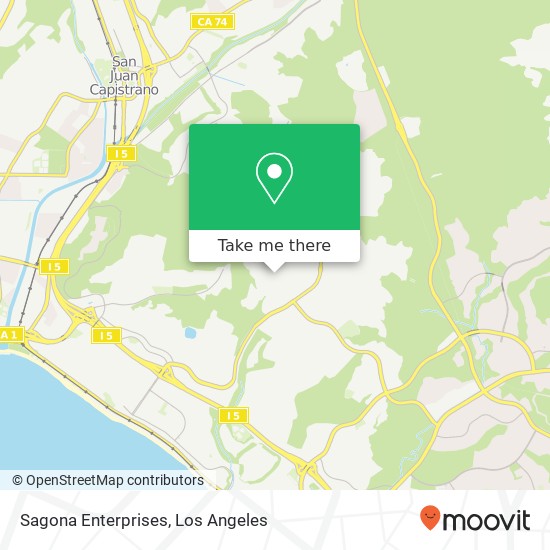 Sagona Enterprises map