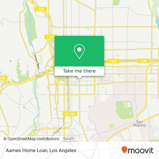 Mapa de Aames Home Loan