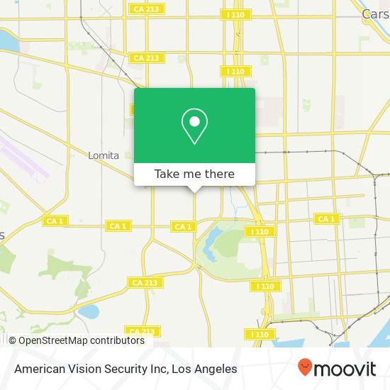 American Vision Security Inc map