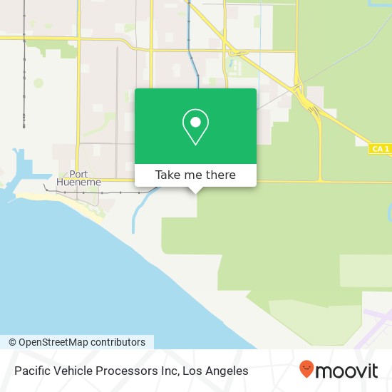 Pacific Vehicle Processors Inc map