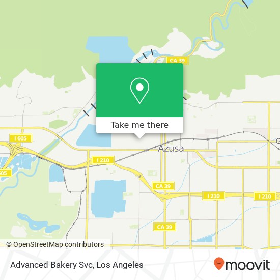 Advanced Bakery Svc map