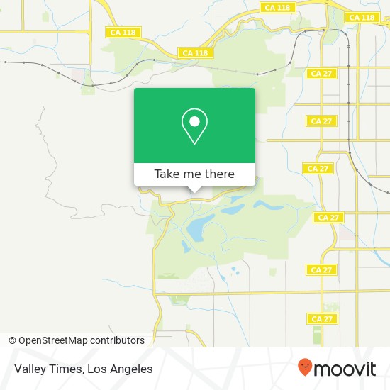Mapa de Valley Times
