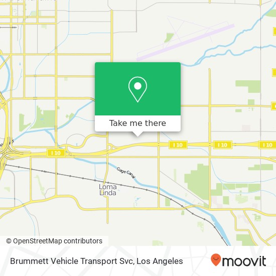 Mapa de Brummett Vehicle Transport Svc