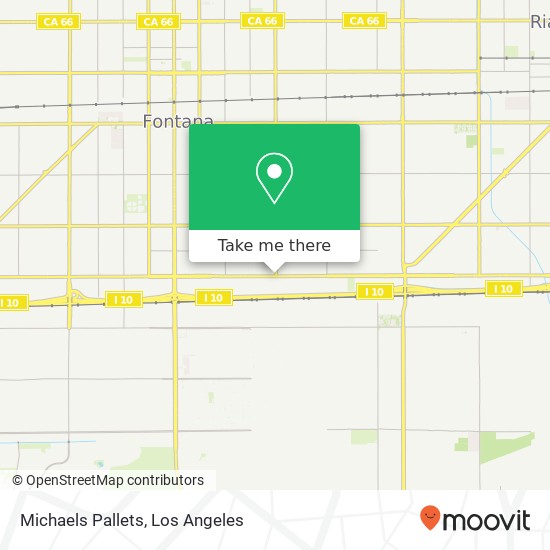 Michaels Pallets map