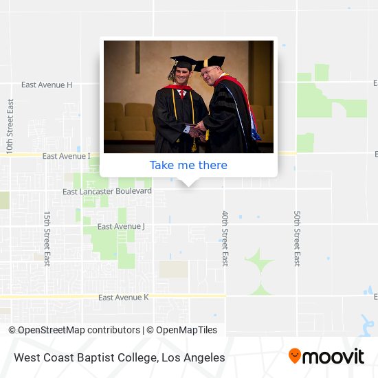 West Coast Baptist College map