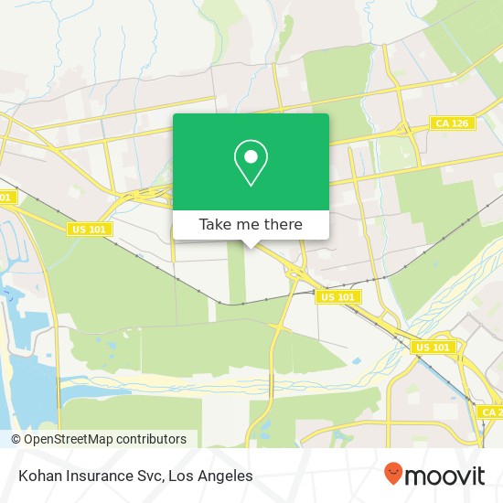 Kohan Insurance Svc map