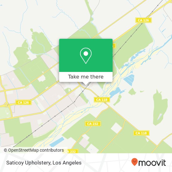 Saticoy Upholstery map