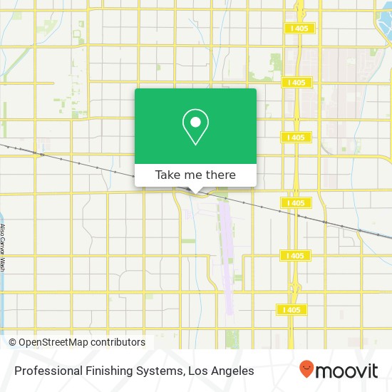 Mapa de Professional Finishing Systems