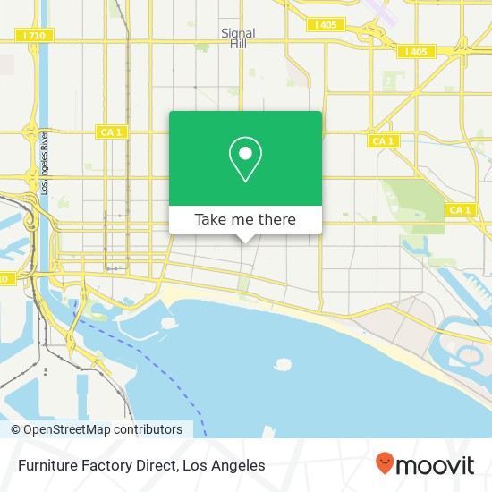 Furniture Factory Direct map