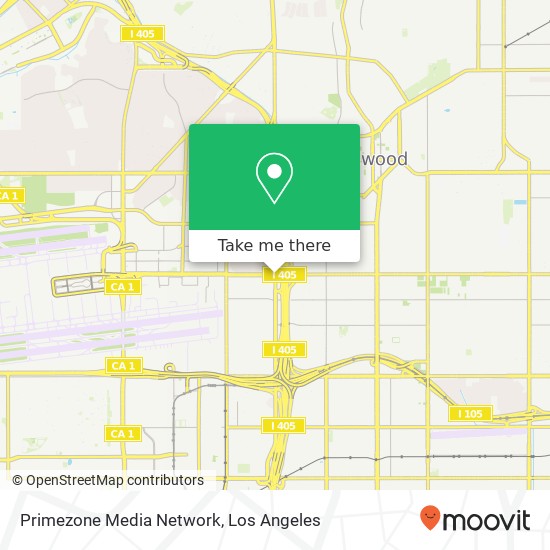 Mapa de Primezone Media Network