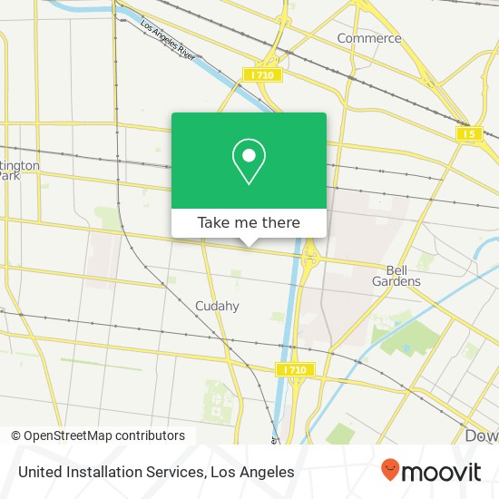 United Installation Services map