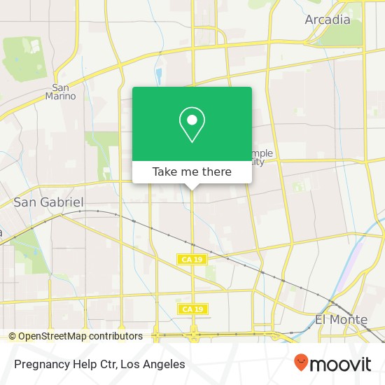 Pregnancy Help Ctr map