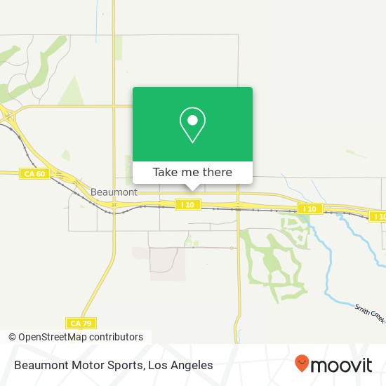 Beaumont Motor Sports map