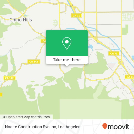 Mapa de Noelte Construction Svc Inc