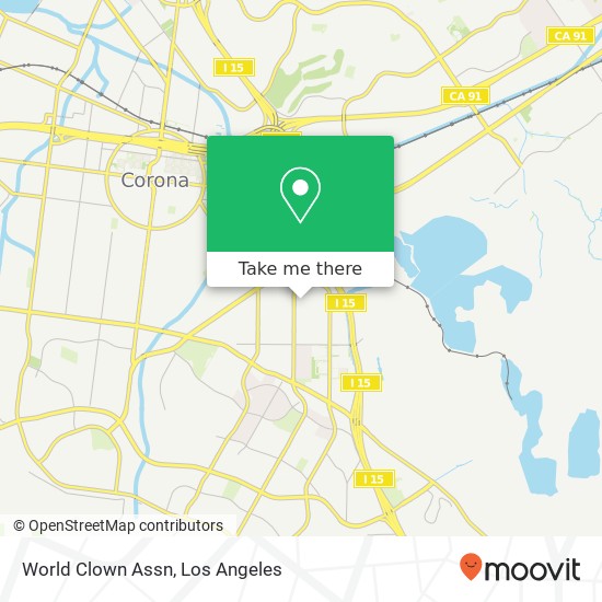 World Clown Assn map